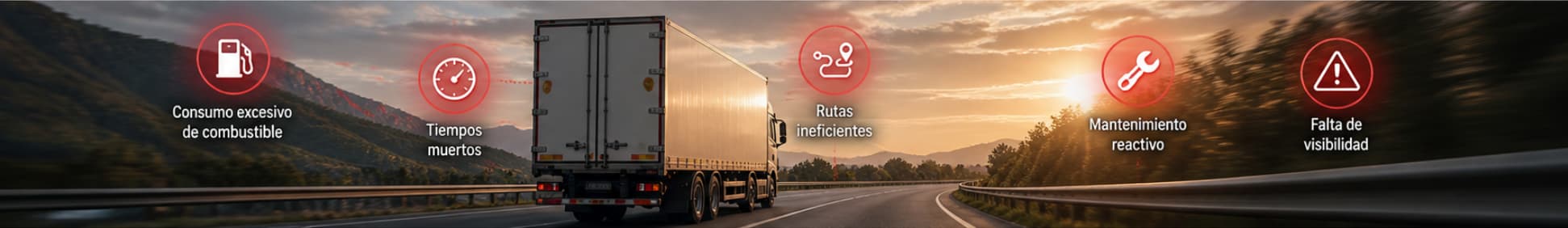 Pérdidas operativas en flotillas consumo combustible rutas y tiempos muertos