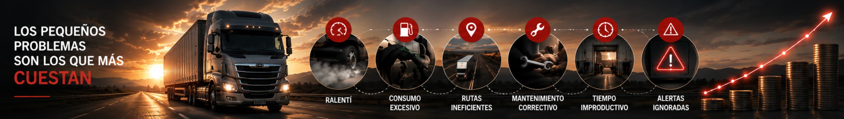 Pequeñas pérdidas operativas acumulándose en una flotilla